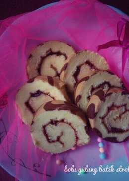 Bolu Gulung (Roll Cake) 3 telur