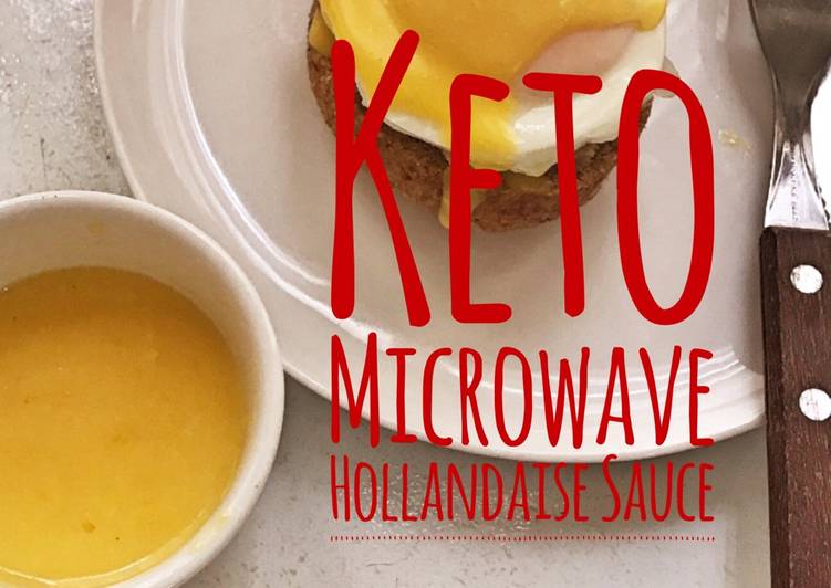 resep lengkap untuk Microwave Hollandaise Sauce #keto