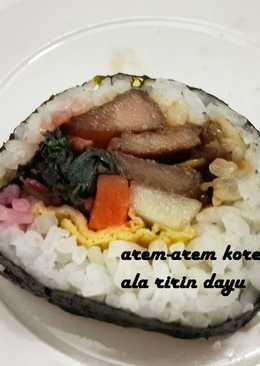 Arem-arem korea alias kimbab