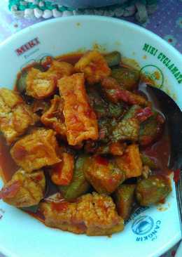 Tahu terong balado simple