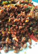 Abon oncom pedas/tutug oncom