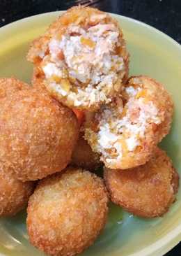 Bola nugget tahu salmon