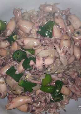 Tumis Cumi Asin Cabe Ijo