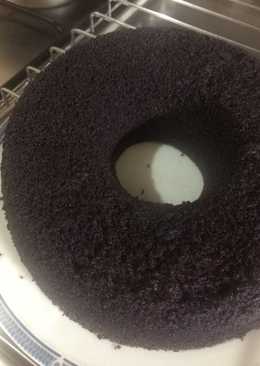 Bolu Ketan Hitam Moist (tanpa pengembang)