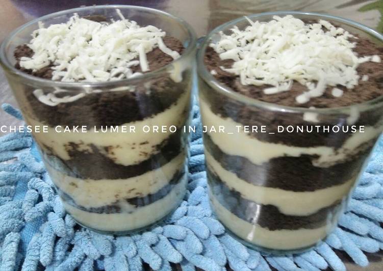 gambar untuk resep Chesee cake lumer oreo simlpe no bake