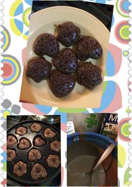 Kue cubit coklat with coconut sugar