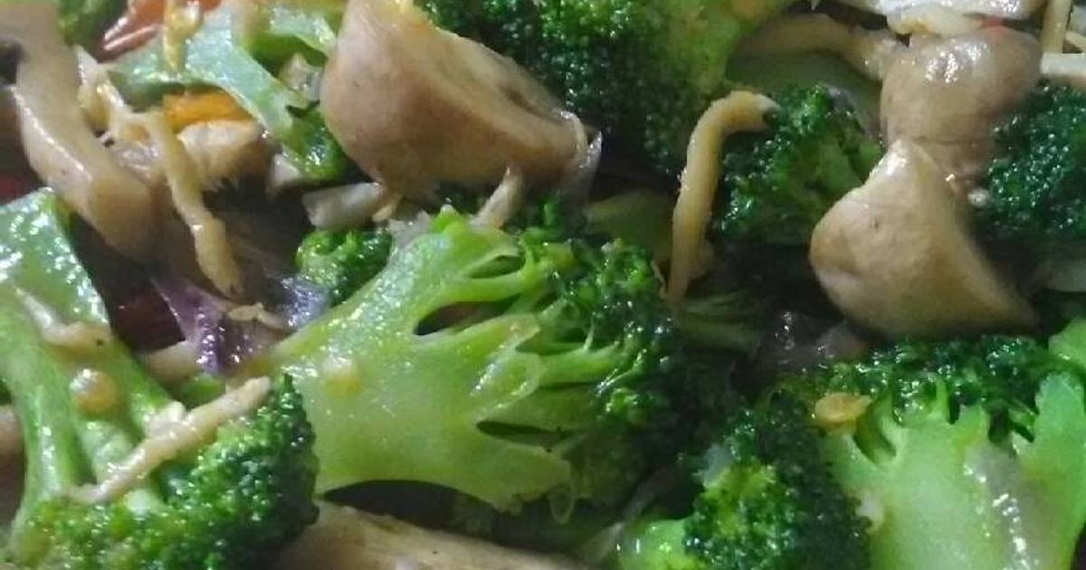 75 resep  cah  brokoli jamur  kancing  enak dan sederhana 