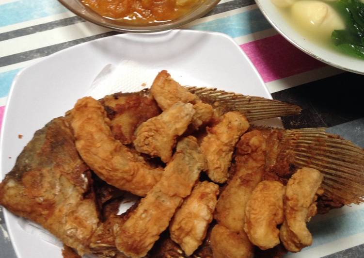 gambar untuk resep Gurame goreng saus asam manis