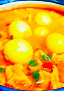 Telur puyuh santan kuning