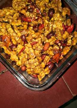 Tempe orek pedas manis