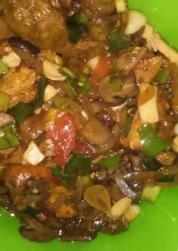 Ayam jamur asam manis