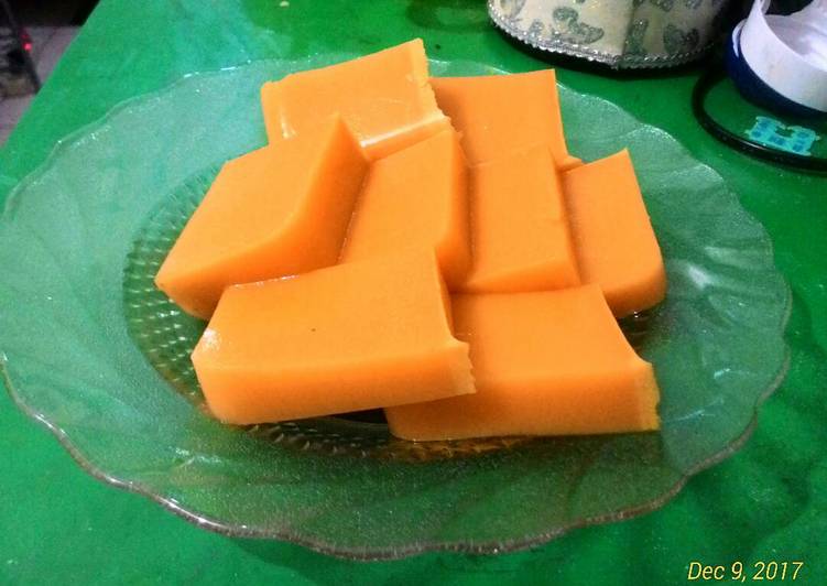 gambar untuk resep makanan Puding Labu Kuning