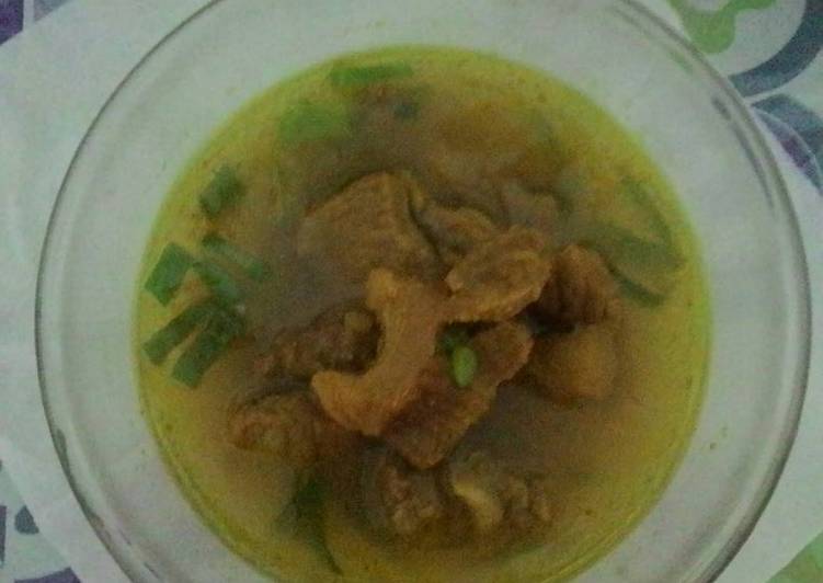 resep makanan Soto daging....segerrr