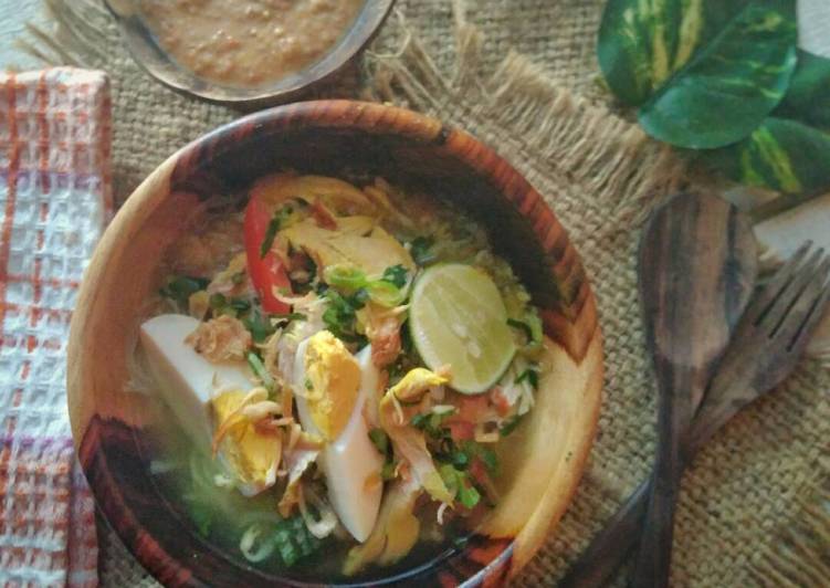 resep lengkap untuk Sroto (soto sokaraja)