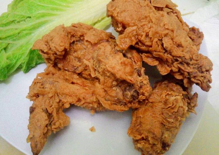 Resep Ayam Goreng Tepung Crispy Spicy Tanpa Telur Dari Nurul Y. Utami