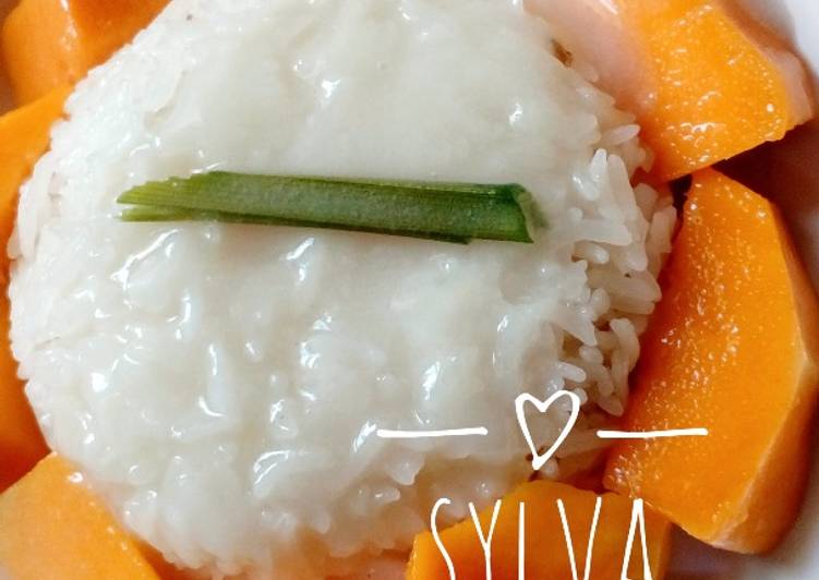 Resep Mango Sticky Rice Kiriman dari syazwarya