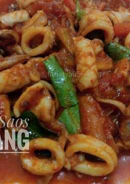 Cumi Saos Padang (spicy)