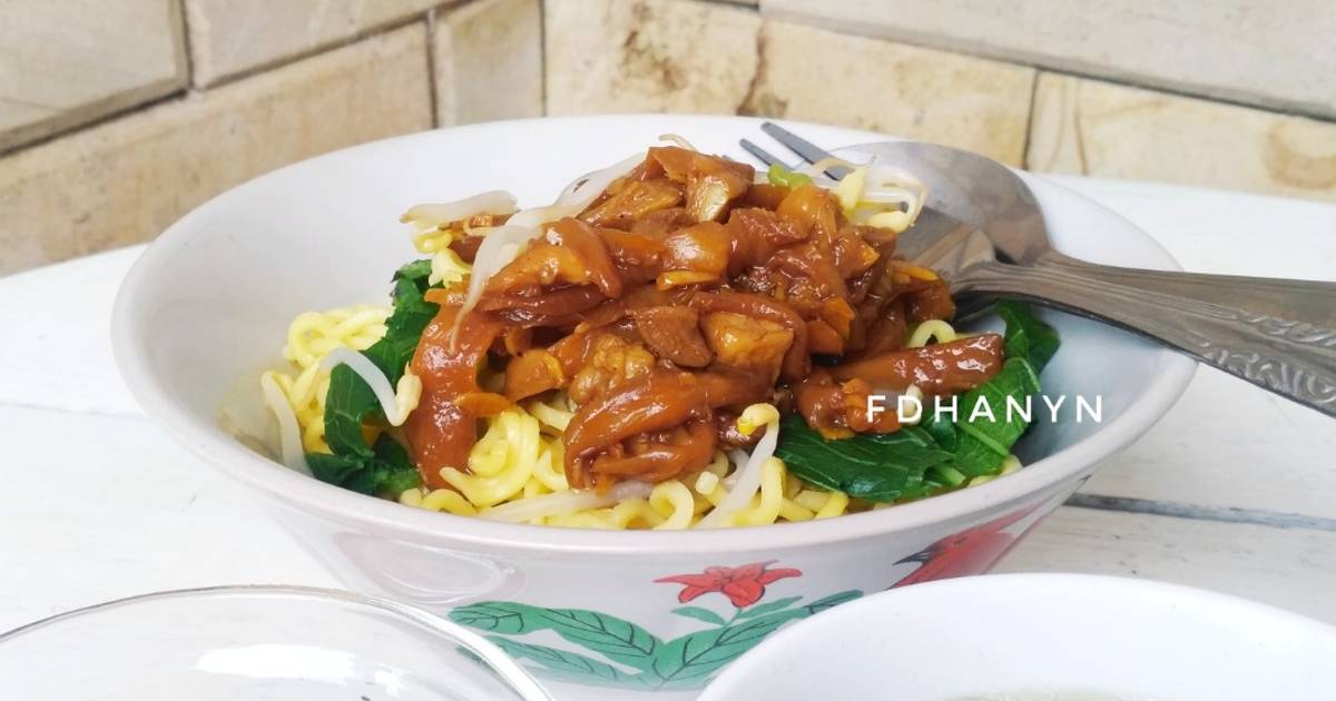 386 resep  mie ayam jamur  enak dan sederhana Cookpad