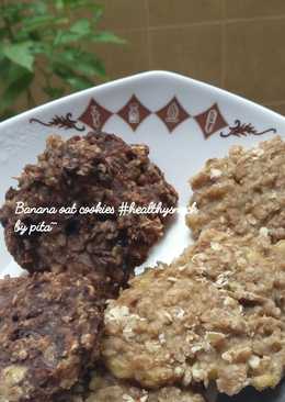Banana oat cookies #healthysnack