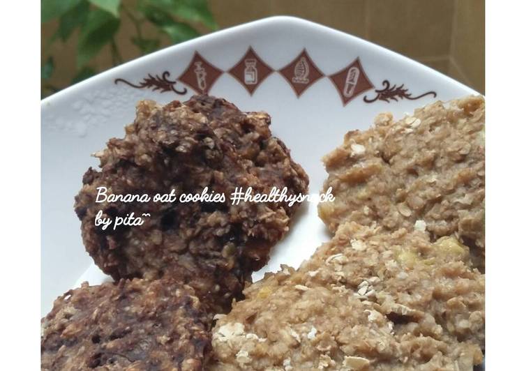 Resep Banana oat cookies #healthysnack - pita_ummushofiyah