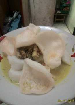 Lontong opor sederhana dan enak