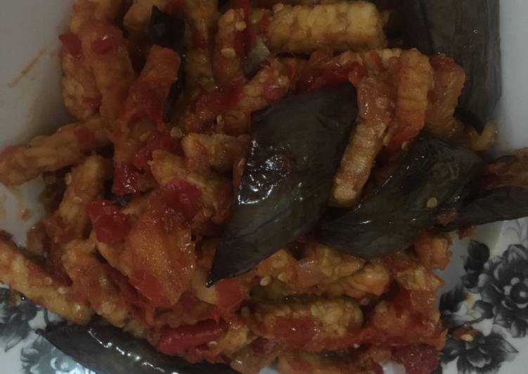 Resep Tempe balado tempoyak