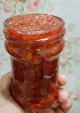 Sambal terasi matang (untuk stok)