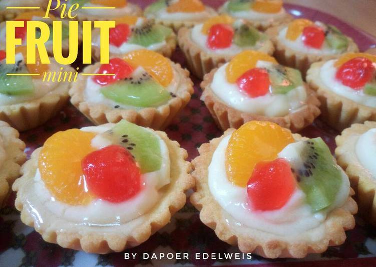 resep Pie fruit mini