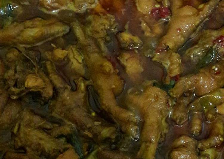 Resep Ayam ceker kecap hot Oleh Nony Herlina
