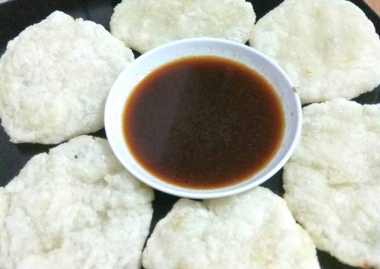 resep masakan Cireng Salju Bumbu Rujak