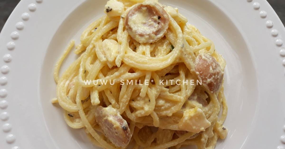 162 resep spaghetti creamy cheese enak dan sederhana - Cookpad