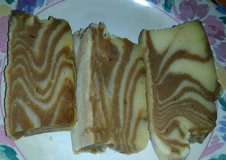 Resep Zebra cake kukus Oleh Vivin Sugiana~LOVIS CAKE