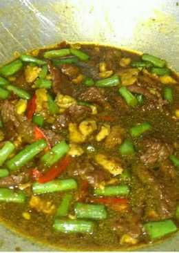 Tumis Buncis Sapi Lada Hitam