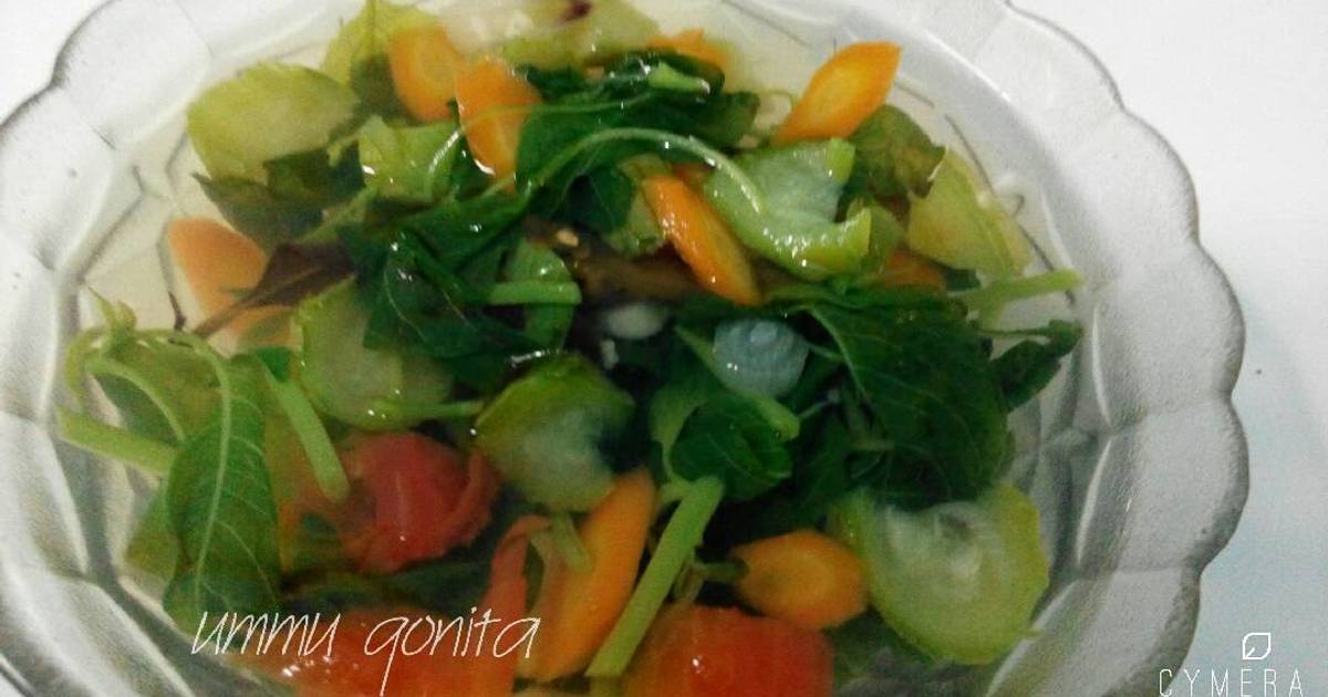 1 resep sayur bawelo bayem wortel oyong enak dan sederhana 