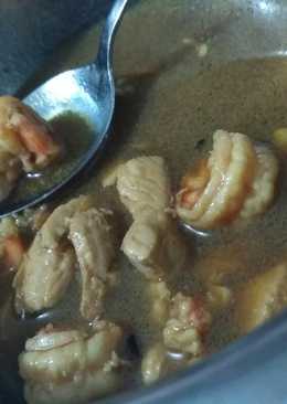 Ayam udang kuah kecap