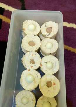 Tahu Kukus Isi Telur Puyuh & Sosis