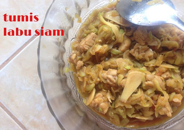 gambar untuk resep makanan TUMIS LABU SIAM (gampang banget)