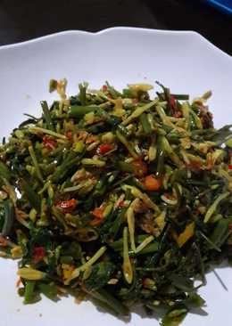 Tumis Kangkung Teri Bunga Pepaya