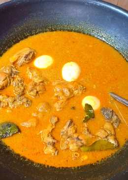 Krengsengan ayam telur