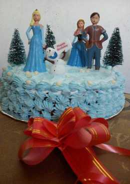 Clasic Tart Tema Frozen (Kue Ultah)