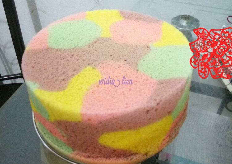 gambar untuk cara membuat Unicorn ogura cake