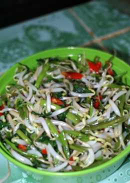 Tumis kangkung tauge