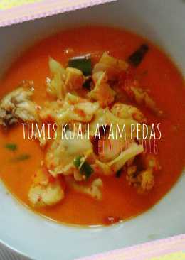 Tumis kuah ayam pedas Ala eladede