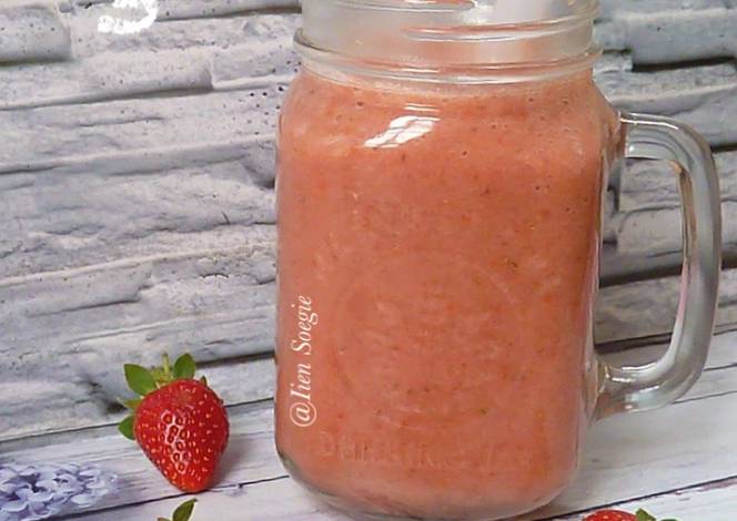 Resep Jus Strawberry sehat dan segar