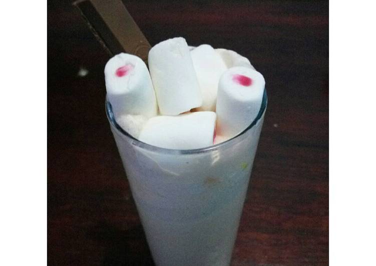 cara membuat Milkshake vanilla es krim
