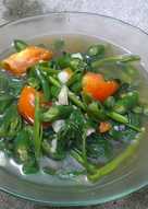 Cah kangkung cabe ijo ala resto