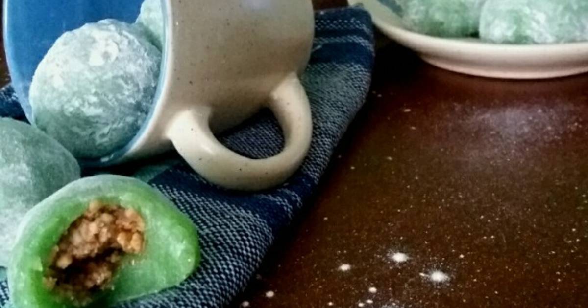 Resep Kue Mochi Isi Kacang Tanah, Kenyal Enak !
