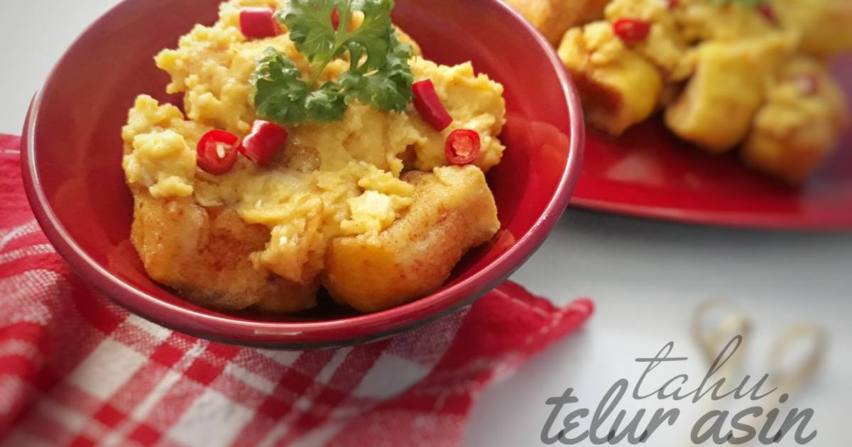 Resep Tahu  Telur  Asin oleh ochirosi Cookpad