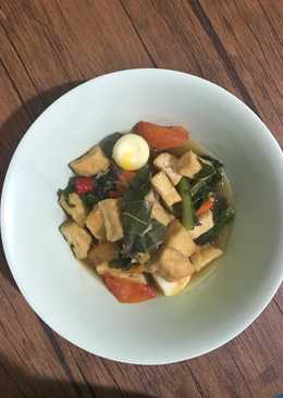 Oseng Sawi Tahu Pedas Sedap Menggoda