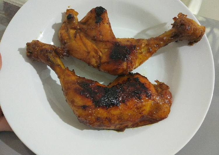 gambar untuk resep makanan Ayam bakar ungkep susu